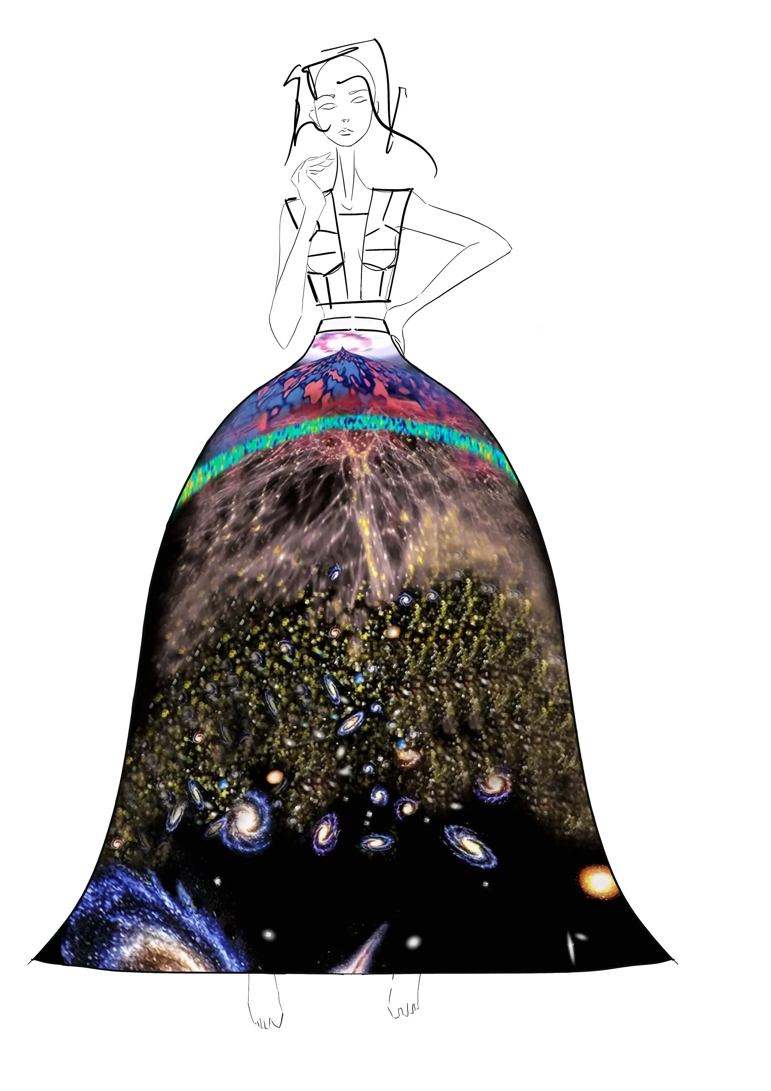 Robe Inflation Cosmique